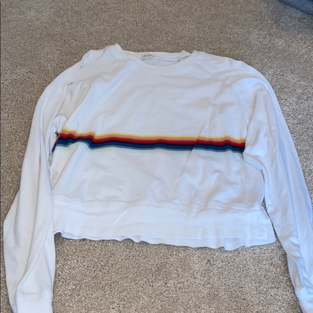 John Galt Brandy Melville rainbow tee